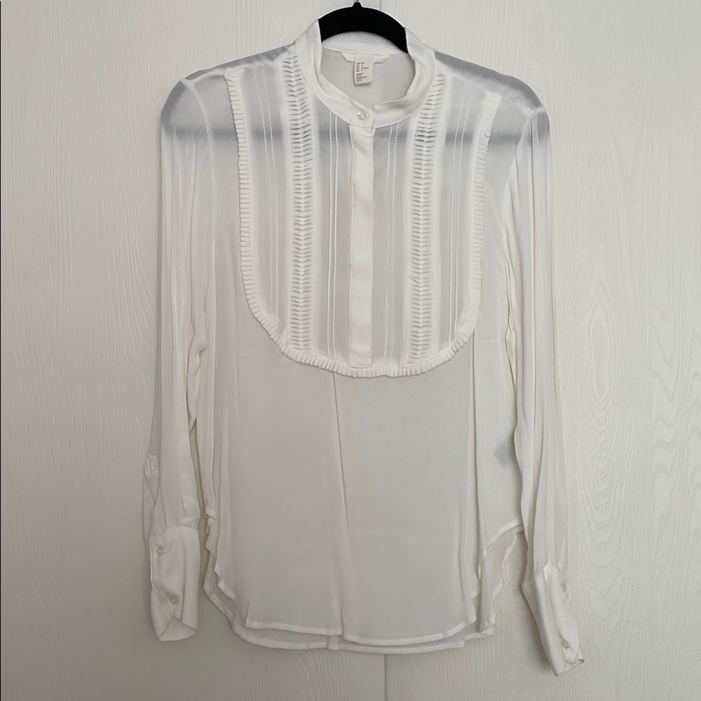 H&M Elegant White Women's Blouse